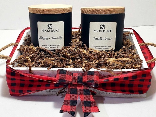 [41203] Nikki Duke His + Hers Candle Gift Set